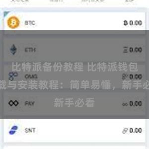 比特派备份教程 比特派钱包下载与安装教程：简单易懂，新手必看