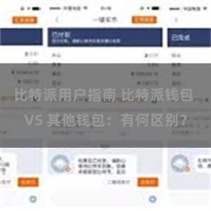 比特派用户指南 比特派钱包 VS 其他钱包：有何区别？