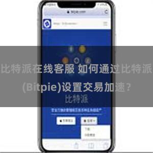 比特派在线客服 如何通过比特派(Bitpie)设置交易加速？