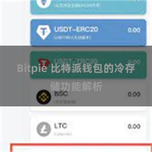 Bitpie 比特派钱包的冷存储功能解析
